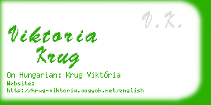 viktoria krug business card